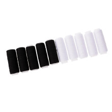 10 Spools Leather Jeans Sewing Thread Strong for Hand / Machine black