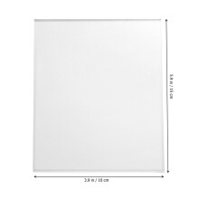 20Pc Acrylic Transparent Clear Plastic Sheet Acrylic Board Polymethyl Methacrylate for Project Picture Frame