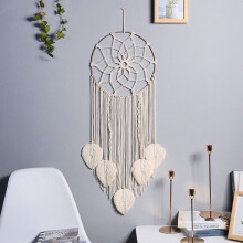 Macrame Dream Catcher Large Wall Hanging Handmade Dream Catcher Boho Tassels for Bedroom Living Room Decoration Gift