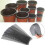 Tapete de Grade para Buraco de Vaso de Flores Tapete de Grade Inferior 4 Polegadas X 12 Polegadas 5 Peças de Junta - Rede de Drenagem de Bonsai 5