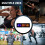Gym Timer,LED Interval Timer Digital Countdown Wall Mounted Clock Fitness Timer,Digits Down/ Clock Stopwatch for Home 6