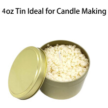 Candle Tins, 24 Piece, 4Oz Metal Candle Containers for Making Candles, Arts & Crafts, Dry Storage,Gold