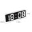 Digital Alarm Clock Simple LED Clock Large Screen Digital Clock Bedroom Bedside Clock Orange 10