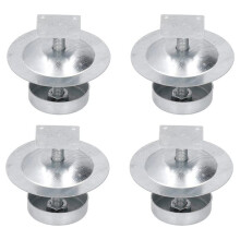 4 PièCes Pieds de Ruche Anti-Fourmis en Acier Inoxydable Base de Ruche Dispositif Anti-Fourmis Support de Ruche
