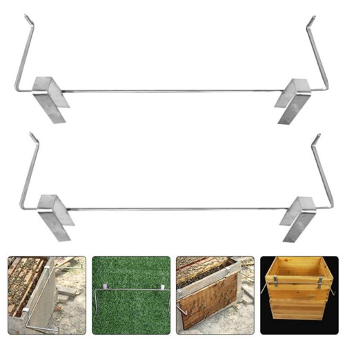 2Pack Hive Stand Beehive Frame Holder Beekeeping Frame Gripper Support Bracket Beekeeping Equipment Bee Hive Frame Grip