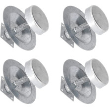 4Pcs Ant Proof Hive Feet Stainless Steel Beehive Base Ant-Proof Device Beehive Stand