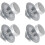 4Pcs Ant Proof Hive Feet Stainless Steel Beehive Base Ant-Proof Device Beehive Stand 1