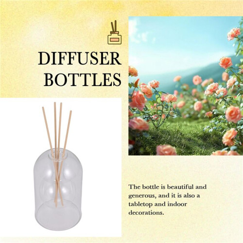 Storage Containers Diffuser Bottles Aromatherapy Diffuser Bottle Modern Diffuser Glass Bottle Essential Oil Organizers,A 2