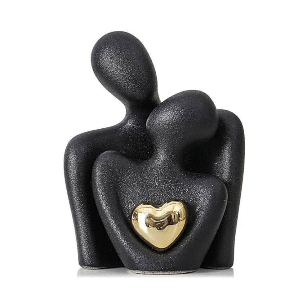 Wella Elements Couple Statue Tv Stand Decor Abstract Sculpture Knick Knacks Home Decor Couples Love Office Show Pieces Black B
