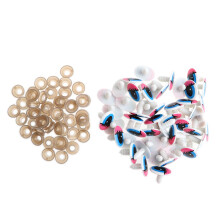 50pcs 22*14mm Cartoon Safety Eyes For DIY Animal Scrapbooking Bear w/