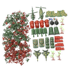 270 Piece Plastic Soldier 4cm Army Figures Playset Army Sand Scene Mod