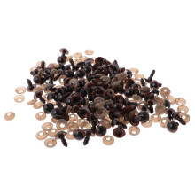 100 Pieces Plastic Safety Eyes with BACKS for Bear Doll DIY Craft 12mm