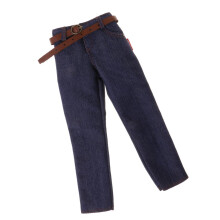 1/6 Scale Male Classic Denim Jeans Pants for 12'' Action Figure Blue
