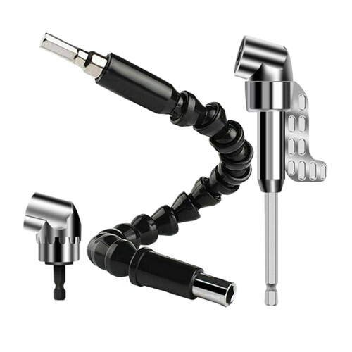 105 Degree Hex Shank Screwdriver Angled Bit Holder Rustproof for Home
