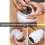 Pottery Clay Divider Tools Equal Circle Protractor Rotary Disc Ceramic Pottery Trimmer Tool for Potters Clay Artists A 4