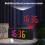 Led Digital Projection Clock Mirror 180Rotation Large Screen Date  Temperature Electronic Alarm Clock for Bedroom-A 5