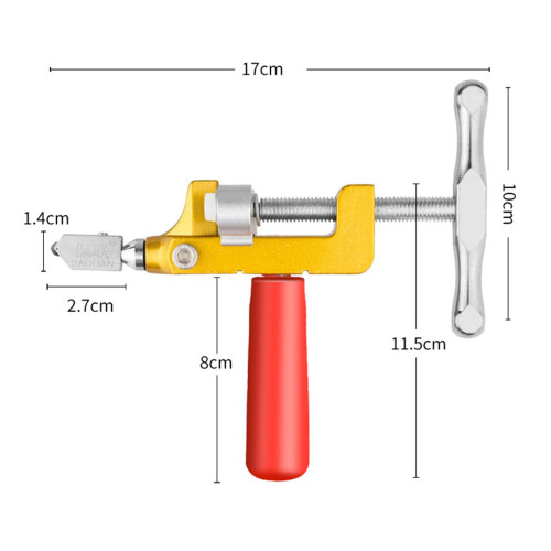 Professional Easy Glide Glass Tile Cutting Tool Ceramic Cutters 2 In 1 1