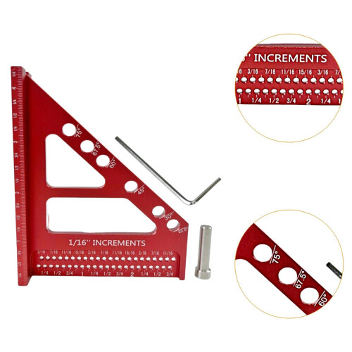 3D Multi Angle Measuring Ruler Portable for Industrial Construction En 2
