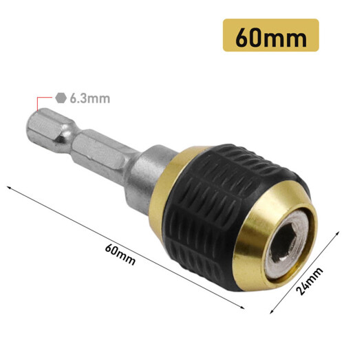 Drill Bit Holder Extension Adapter 1/4 Hexagonal Shank Quick Release U 1
