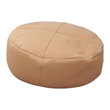 Round Pouf Ottoman Seat Soft Floor Foot Rest for Bedroom Washable oran