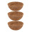 3pcs Coco Fiber Replacement Liner for Planters Natural Coconut Coir Pl 1