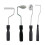 4pcs Fiberglass Roller Kit Bubble Paddle Tool Laminating Roller Kit fo 2