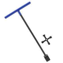 Water Meter Key Underground Curb Valves Shutoff Wrench 16inch blue