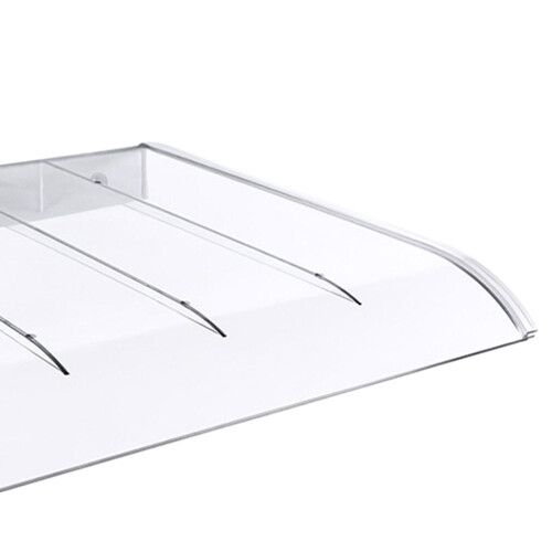 Window Awning PC Exterior Front Door Awning for Roof Front Back 2