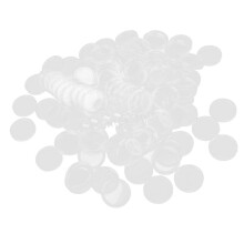 100 Coin Holder Capsules Clear Case Box for Coin Collection Protector