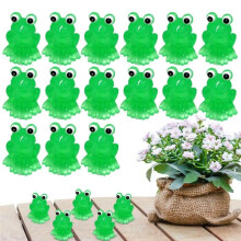 Lichtgevende  Kikkers Glow in The Dark Miniatuur Beeldjes  Landschap Decoratie Kikker Fee Tuin DIY Miniaturen A