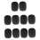 Mini Microphone Sponge Windscreen Pack of 10 Black 1