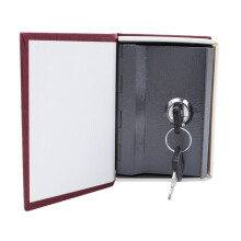 Safe for Money and Jewelry That Imitates the of A Book and is Perfect for Home and Office ( Black)