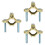Ground Clamp 1/2" to 1" High Performance Conduit Fitting Grounding Con 1