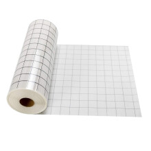 Black Grid Clear Transfer Paper Tape for Vinyl Crafts Hobby 1 Roll 12"