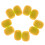 Mini Microphone Sponge Windscreen Pack of 10 Yellow 3