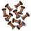 10x Thread Spools Wood Spools for Crafts for Arts DIY Crafts Sewing Su 1