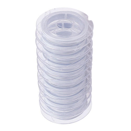 10m Tiger Tail 7-Strand Bead Stringing Jewelry Making Beading Wire Whi