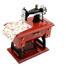 Carillon nel Plastica Stile Macchina da Cucire un Manovella Carillon Vintage Regalo di Festival Regalo di Capodanno Regali di Compleanno