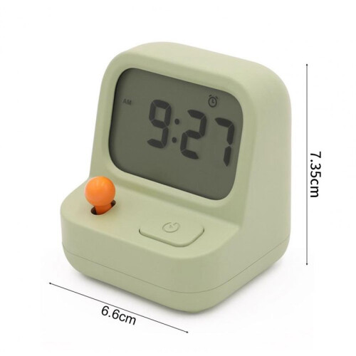 Retro  Handheld Game Machine Alarm Clock Kids Cute Digital Clock Multi Function Countdown Snooze Desk Table Clock