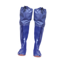 Wading Hip Boots Height 60cm PVC for Men Waterproof Wear Resistant Hip