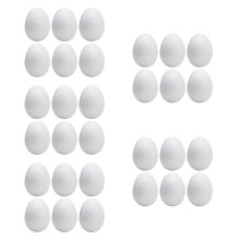 Foam Eggs Blank for Crafts Polystyrene Eggs for DIY School Projects Ha