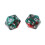 10pcs/set 20 Sided D20 Dice for TRPG Game   Green Coffee 3