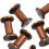 10x Thread Spools Wood Spools for Crafts for Arts DIY Crafts Sewing Su 3