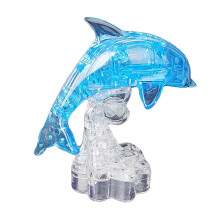3D DIY Crystal Puzzle Children Kids Educational Learning Toy - Blue Do