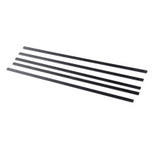 5pcs Carbon Fiber Strips Flat Bars Airplane DIY Accessory 5mm x 1mm x