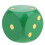 Extra Large Wooden Dice with Rounded Corner D6 Six Sided Dice 5cm Gree 1