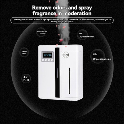200ml  Essential Oil Diffuser with Timer Function Essential for Household Hotel Office UK Plug White