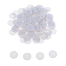 23mm Barreled Board Game Poker Chips Entertaimnet Game Money Chips Whi