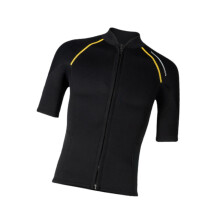 Men Wetsuit Top Front Zipper Swimming Suit for Snorkeling Underwater S