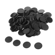25MM barreled Plastic Coin Chip money 100 barrels a barrel Concave Edg
